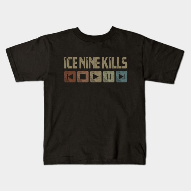 Ice Nine Kills Control Button Kids T-Shirt by besomethingelse